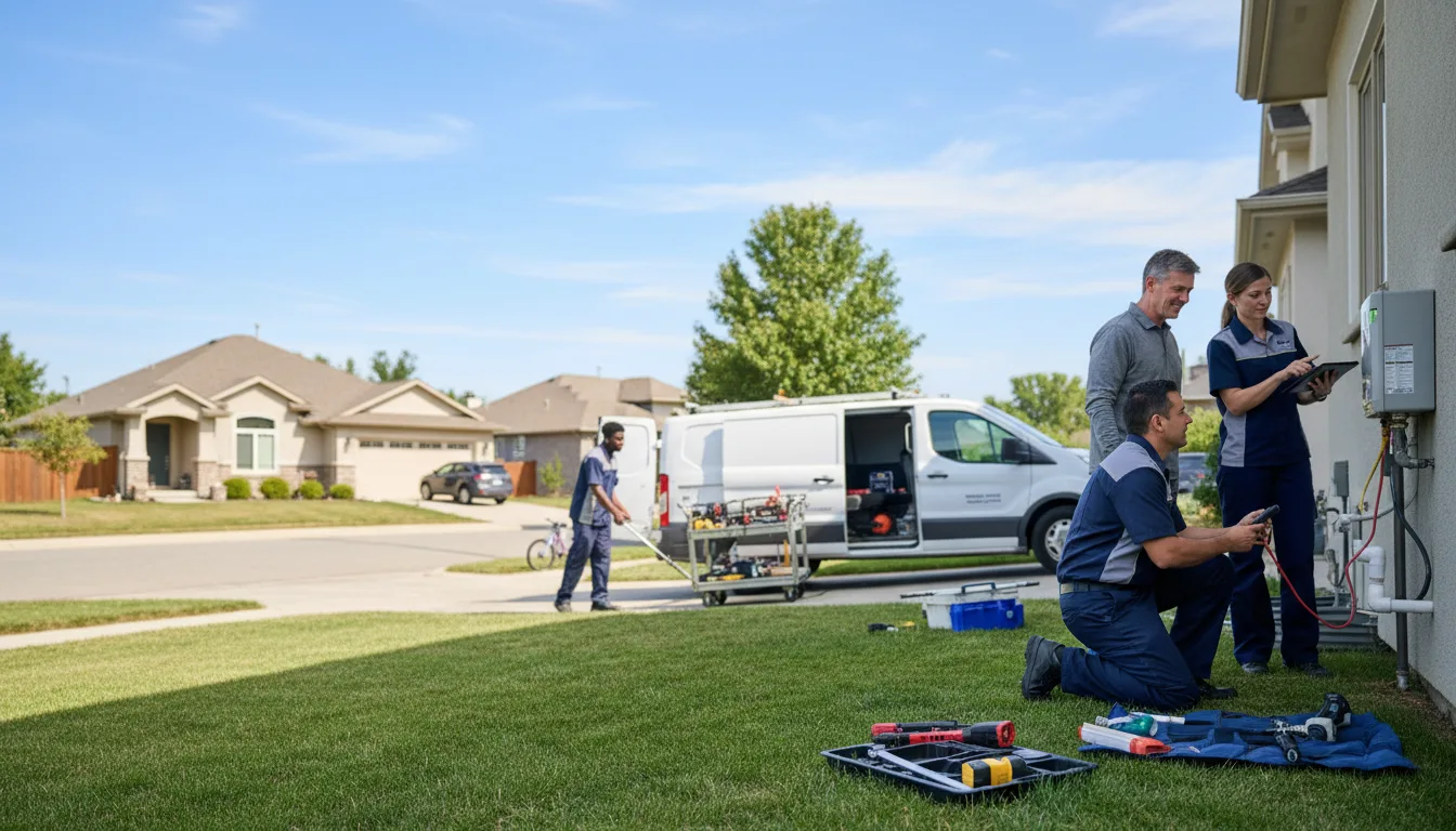 Tankless water heater service in Gary, TX
